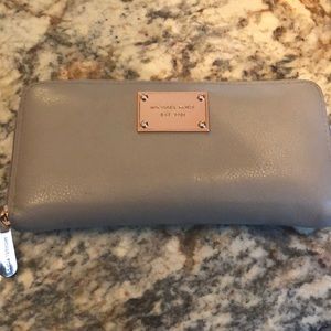 Michael Kors Leather Zip Around Wallet